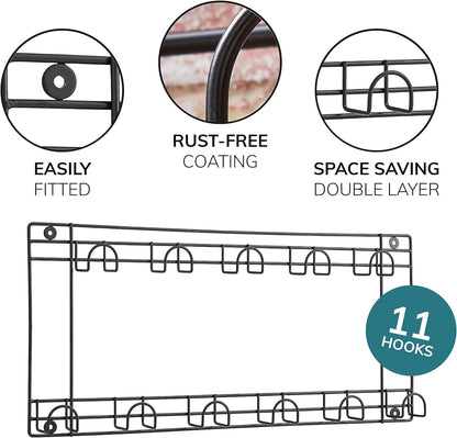 11 Hook Two Tier Tool Holder