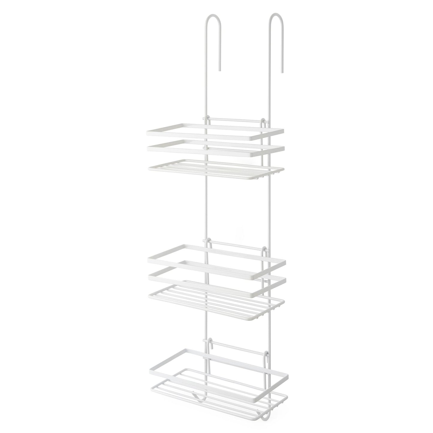 3 Tier Non Rust Hanging Shower Caddy Bathroom Organiser in White