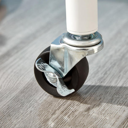 4ft  x 5ft Heavy duty clothes rail in white