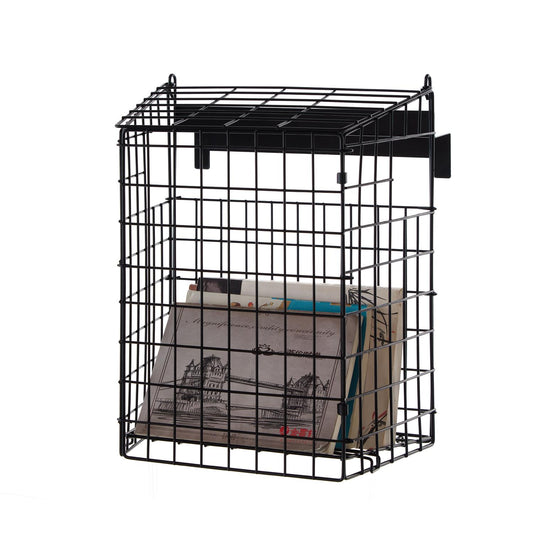 Large Black Letterbox Cage over the Letterbox Fit