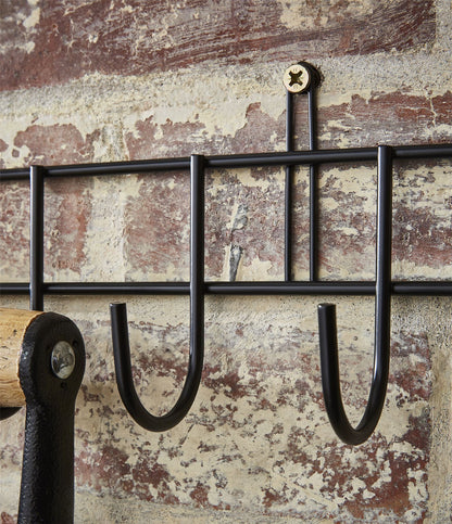 Extra-Long Tool Rack In Black Powder Coating